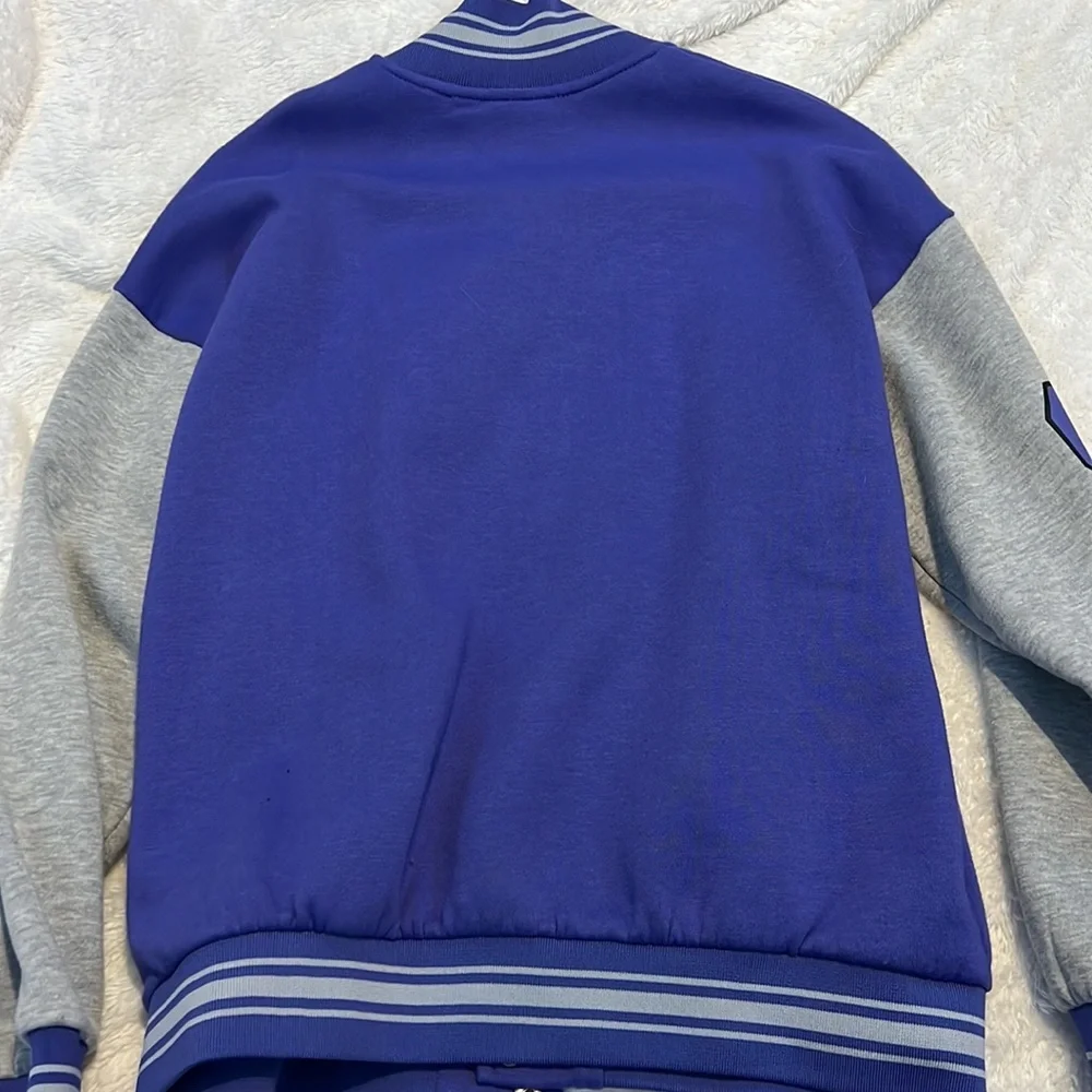 Boston Graphic Oversized Varsity Jacket - Picture 2 of 3